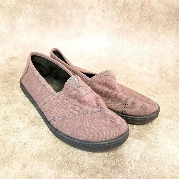 TOMS Womens   Size 6.5 Brown Fabric Slip On Loafer Flats - Picture 10 of 10